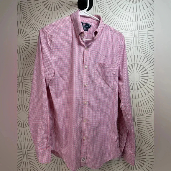 Vineyard Vines Men’s Performance Slim Fit Murray Shirt Long Sleeve XS - Picture 1 of 7